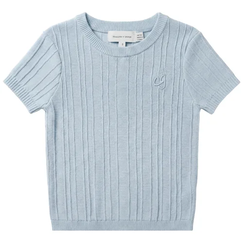 Cotton Rib Knit Sweater by Charlotte & George