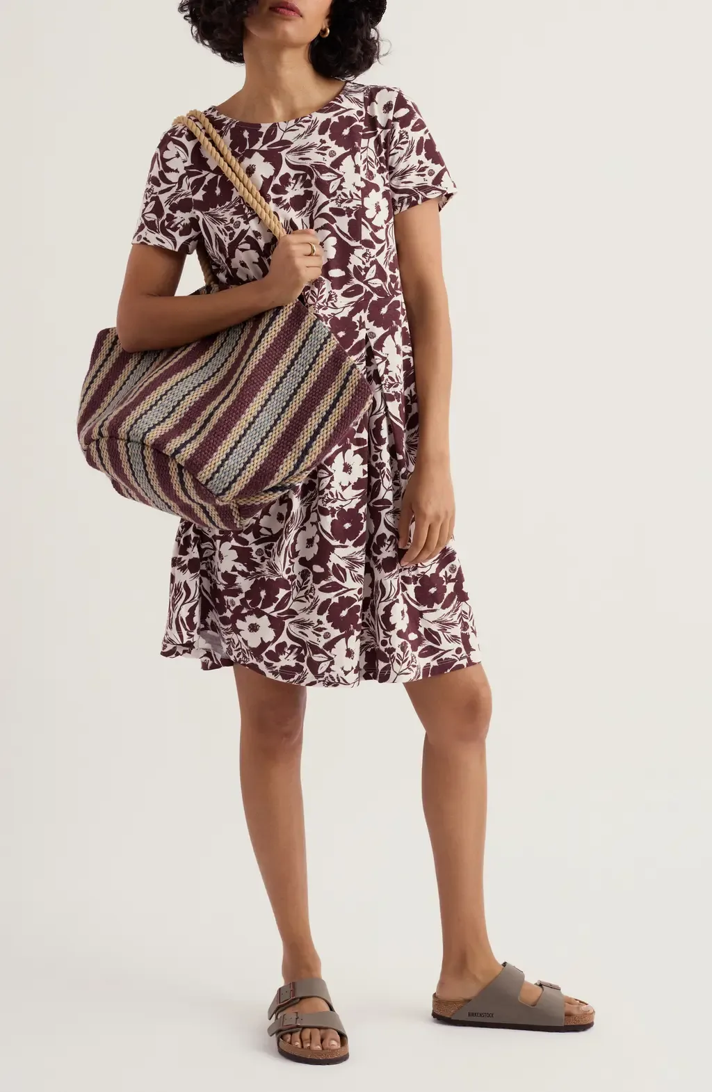 Witch Hazel Floral Pleated Skirt Dress by Seasalt Cornwall