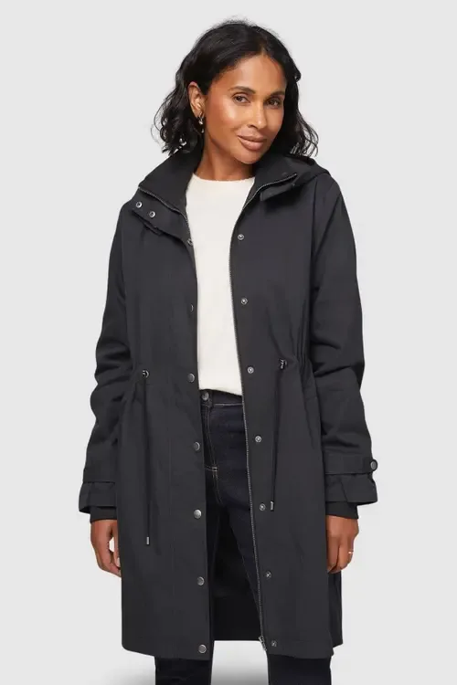 Knitted Collar Lightweight Coat by Wallis