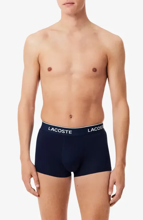 Core Essentials Assorted 3-Pack Stretch Cotton Boxer Briefs by Lacoste