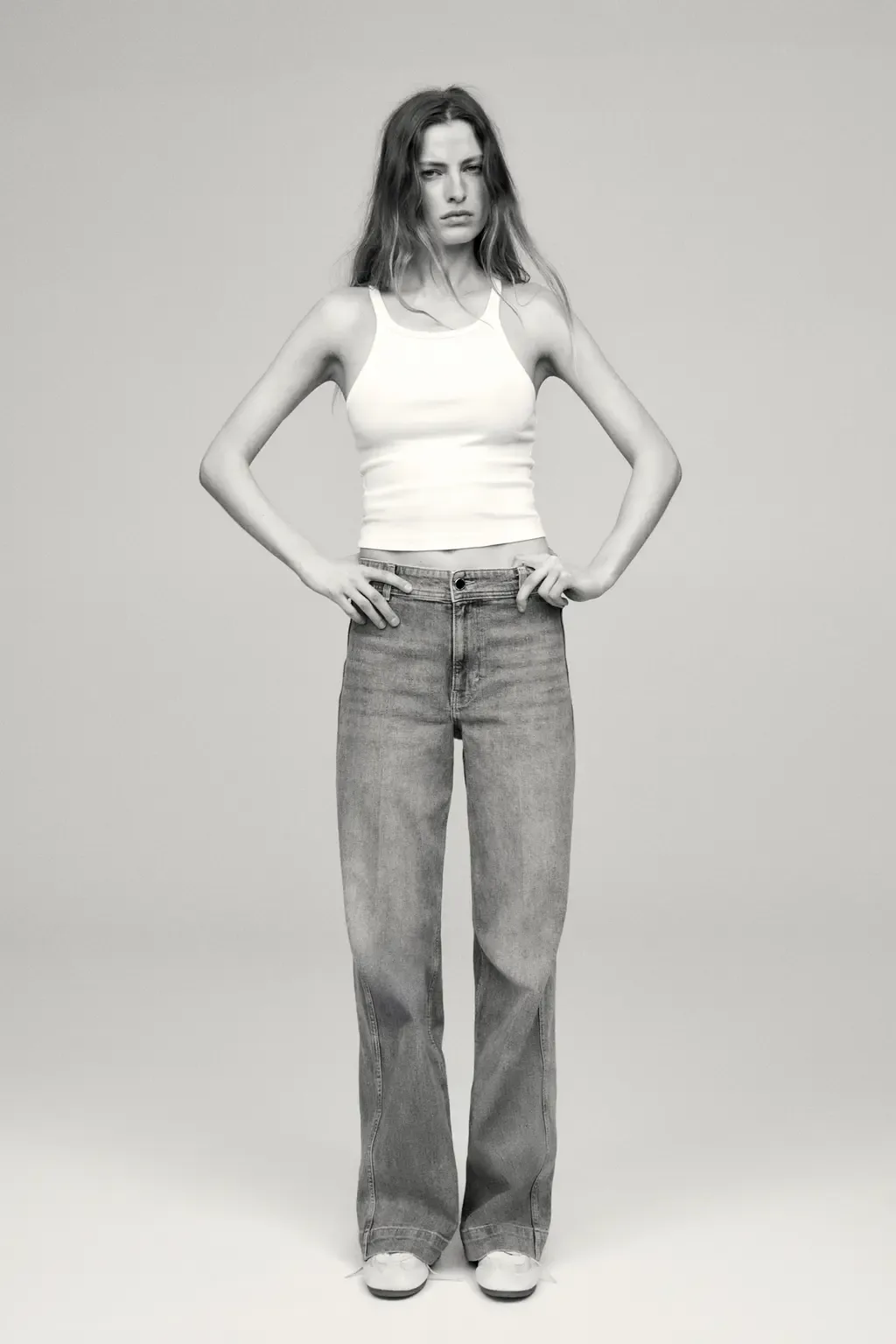 Wide High Jeans