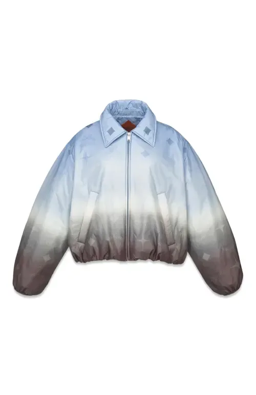 Gradation Monogram Ripstop Nylon Jacket by MCM