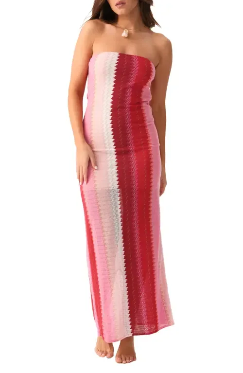 Jane Strapless Cover-Up Maxi Dress by PQ SWIM