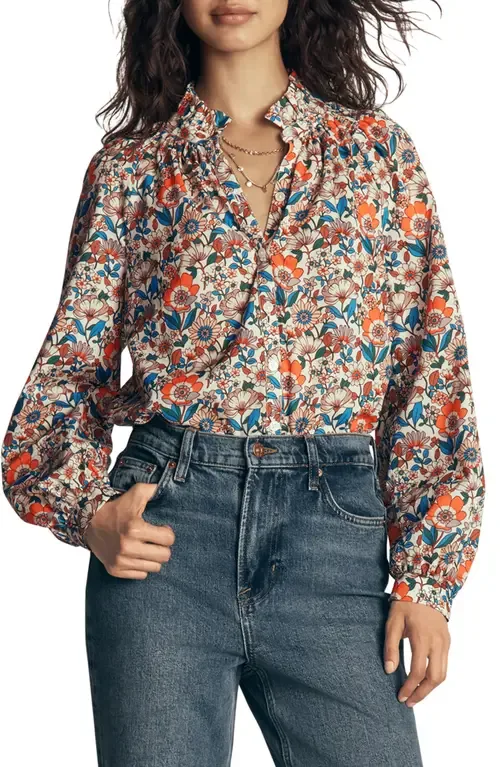 Erica Cotton Frill Top