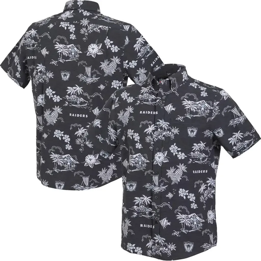 Reyn Spooner Oakland Raiders Gridiron Classics Throwback Kekai Performance Button-Down Shirt by Reyn Spooner