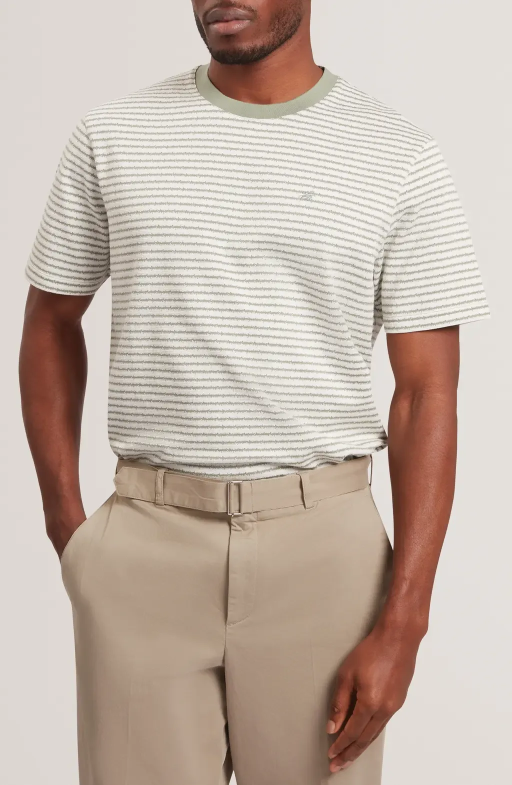 Vexrin Stripe Cotton T-Shirt by Ted Baker