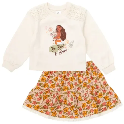 Moana 2-Piece Sweatshirt and Skirt Set by Disney
