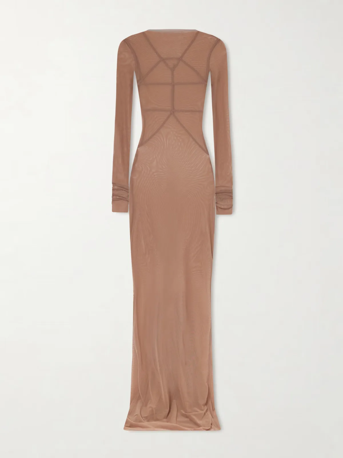 - Temple Stretch-mesh Gown -