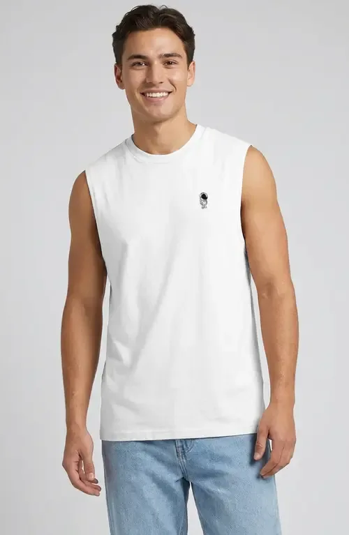 Astronaut Midweight Jersey Tank by Dalix
