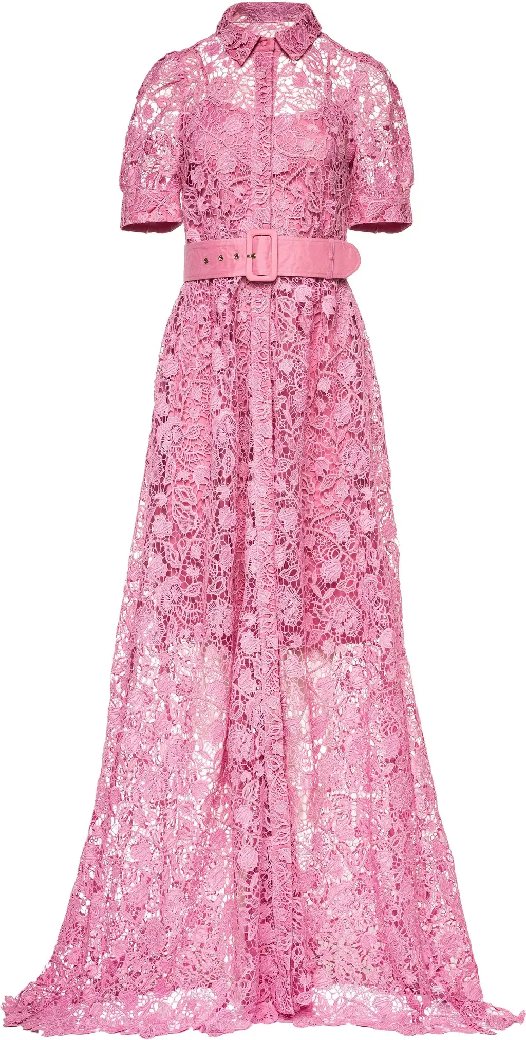Ayah Collared Lace Gown