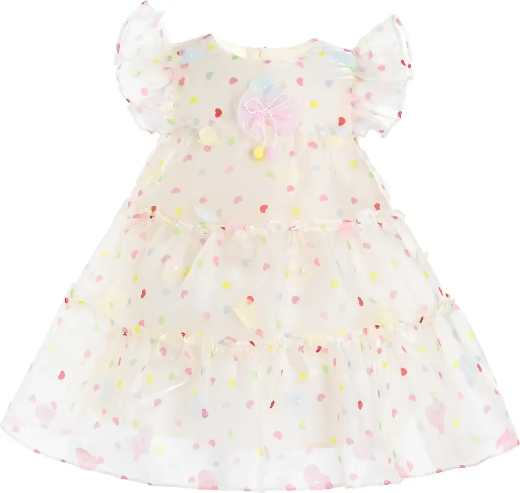 Thaliora Pastel Polka Dot Dress by Mimi Tutu