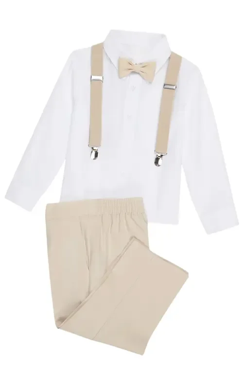 Barn Safari Wedding 4-Piece Linen Set by Peanut Butter Collection