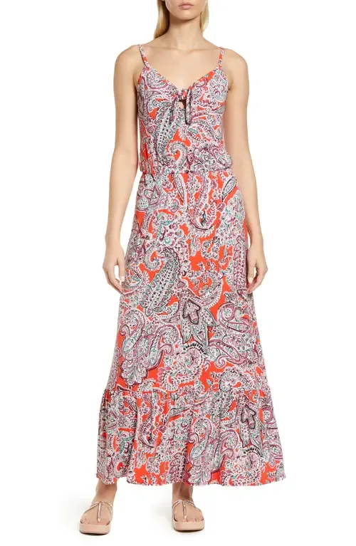 Tie Front Maxi Sundress by Loveappella