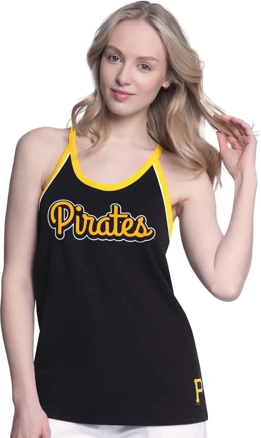 G-III 4Her by Carl Banks Pittsburgh Pirates Curveball Racerback Tank Top by G-III 4HER BY CARL BANKS