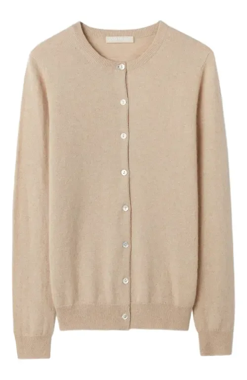 Crew Neck Cardigan by Gobi Cashmere