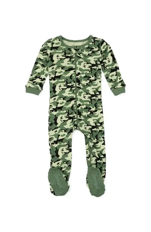 Footed Cotton Matching Family Pajamas, Whimsy & Fantasy Prints by Leveret