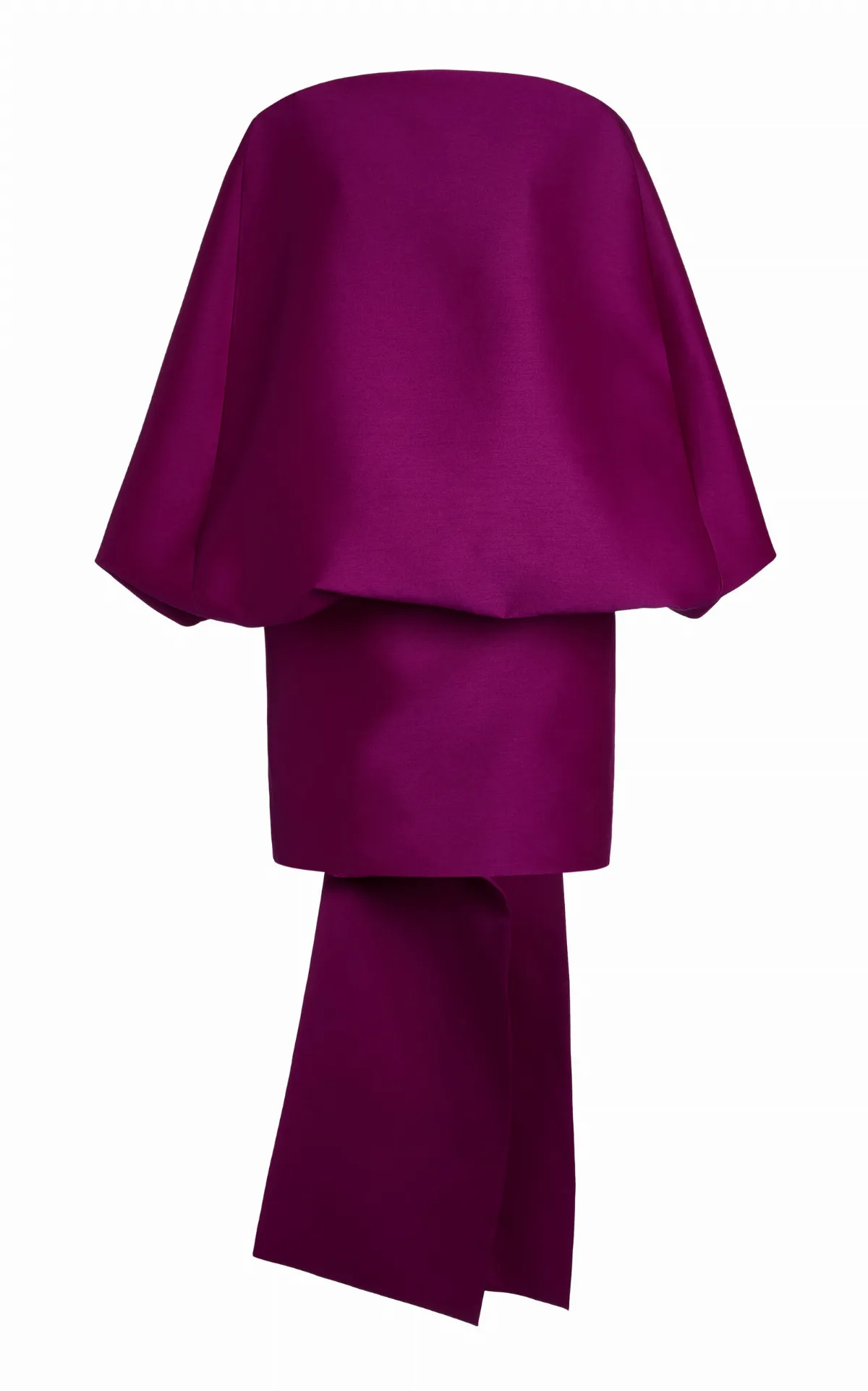 Off-The-Shoulder Wool-Silk Dress by Balenciaga