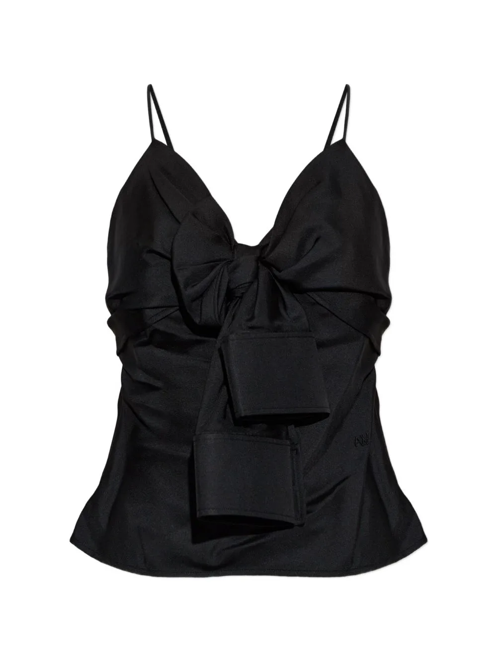 Bow-Detail Silk Top by Alexander Wang
