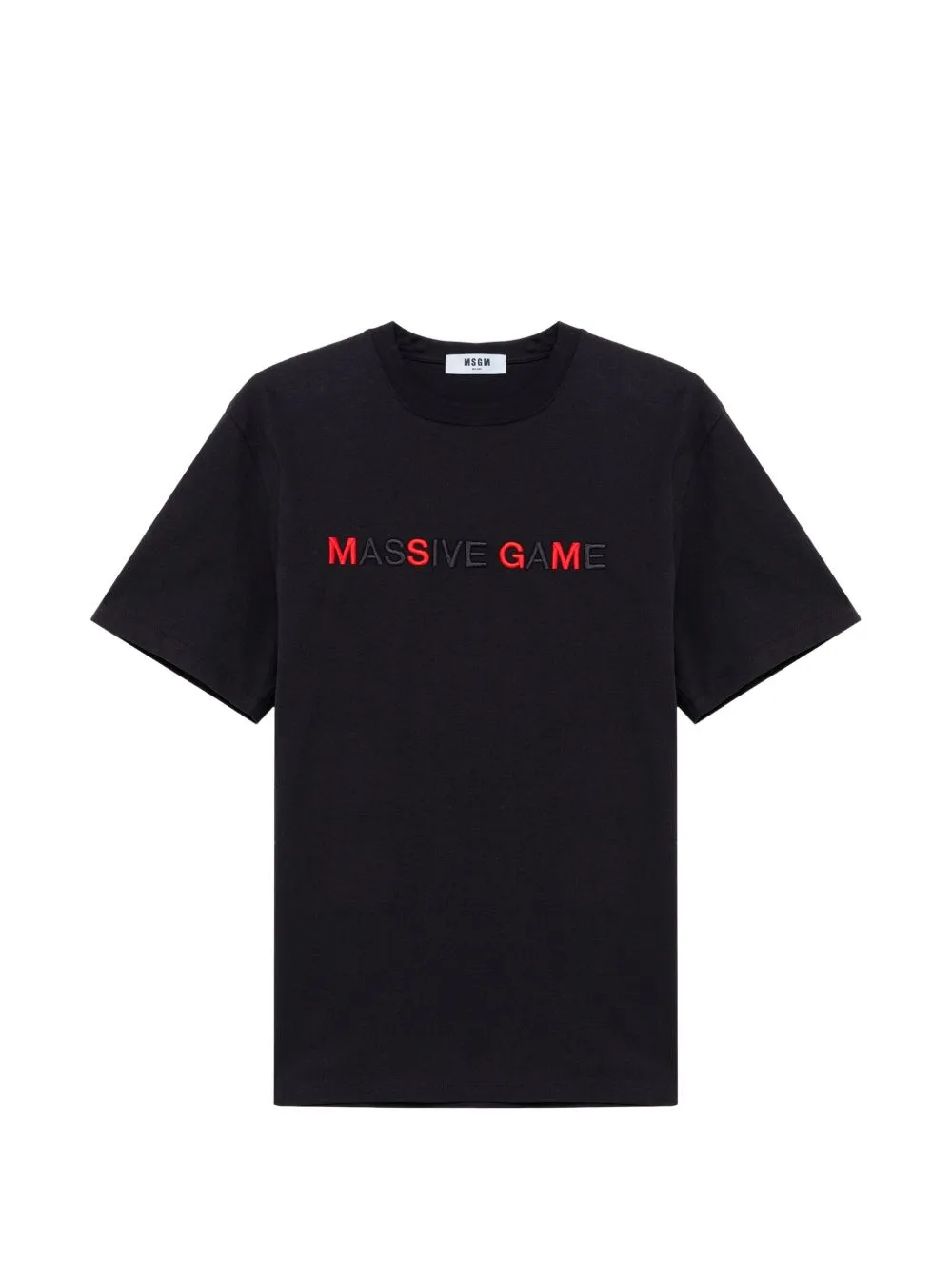 Slogan-Embroidered T-Shirt by MSGM