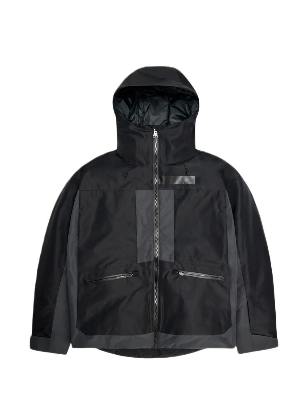 Niseko Colour-Block Hooded Jacket by Rains
