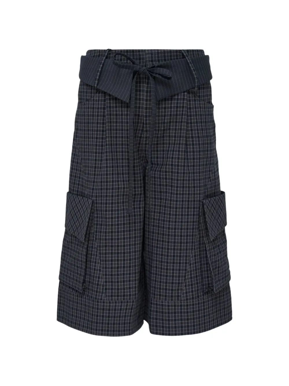 Curfew Gingham Check Patterned Cotton Shorts by SULTRY VIRGIN