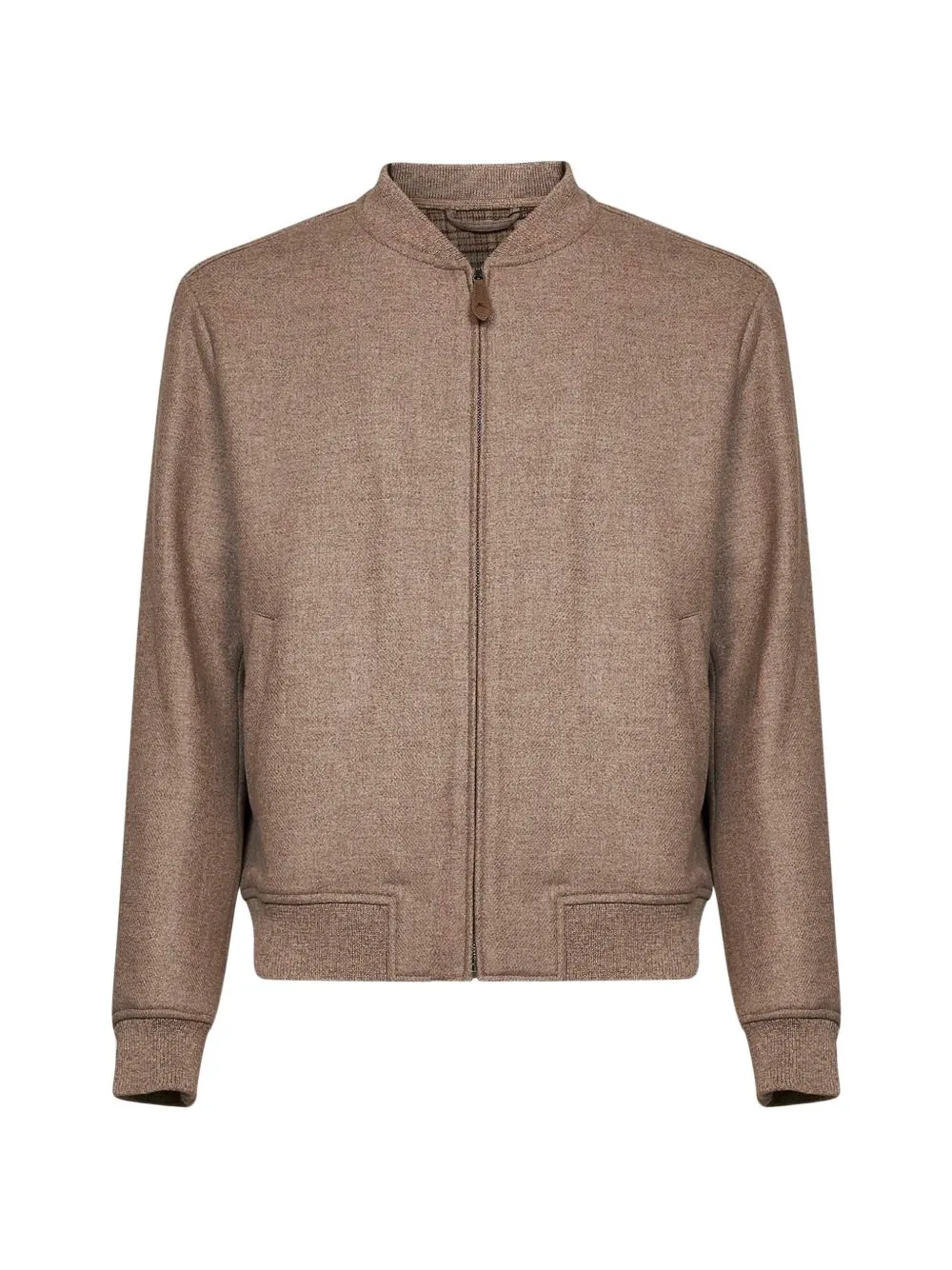 Pegaso-Logo Wool Bomber Jacket
