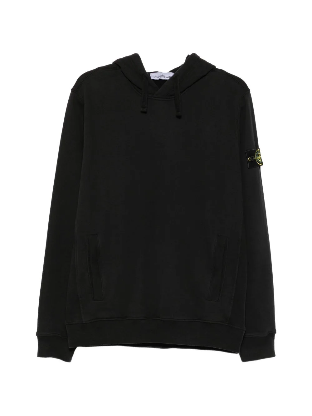 6100048 Brushed Organic Cotton Hoodie by Stone Island