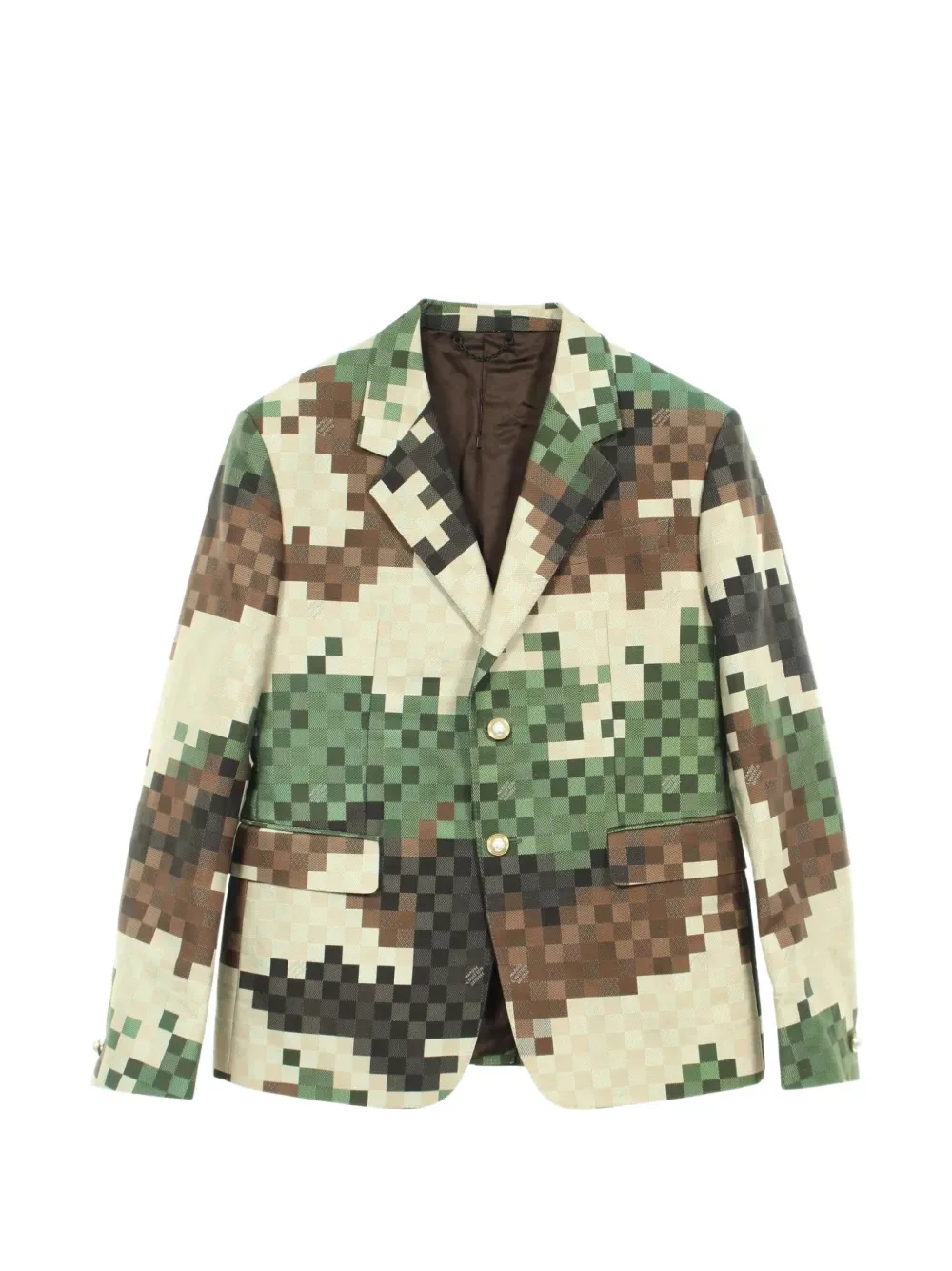 2010s Damouflage Tailored Blazer by Louis Vuitton Pre-Owned