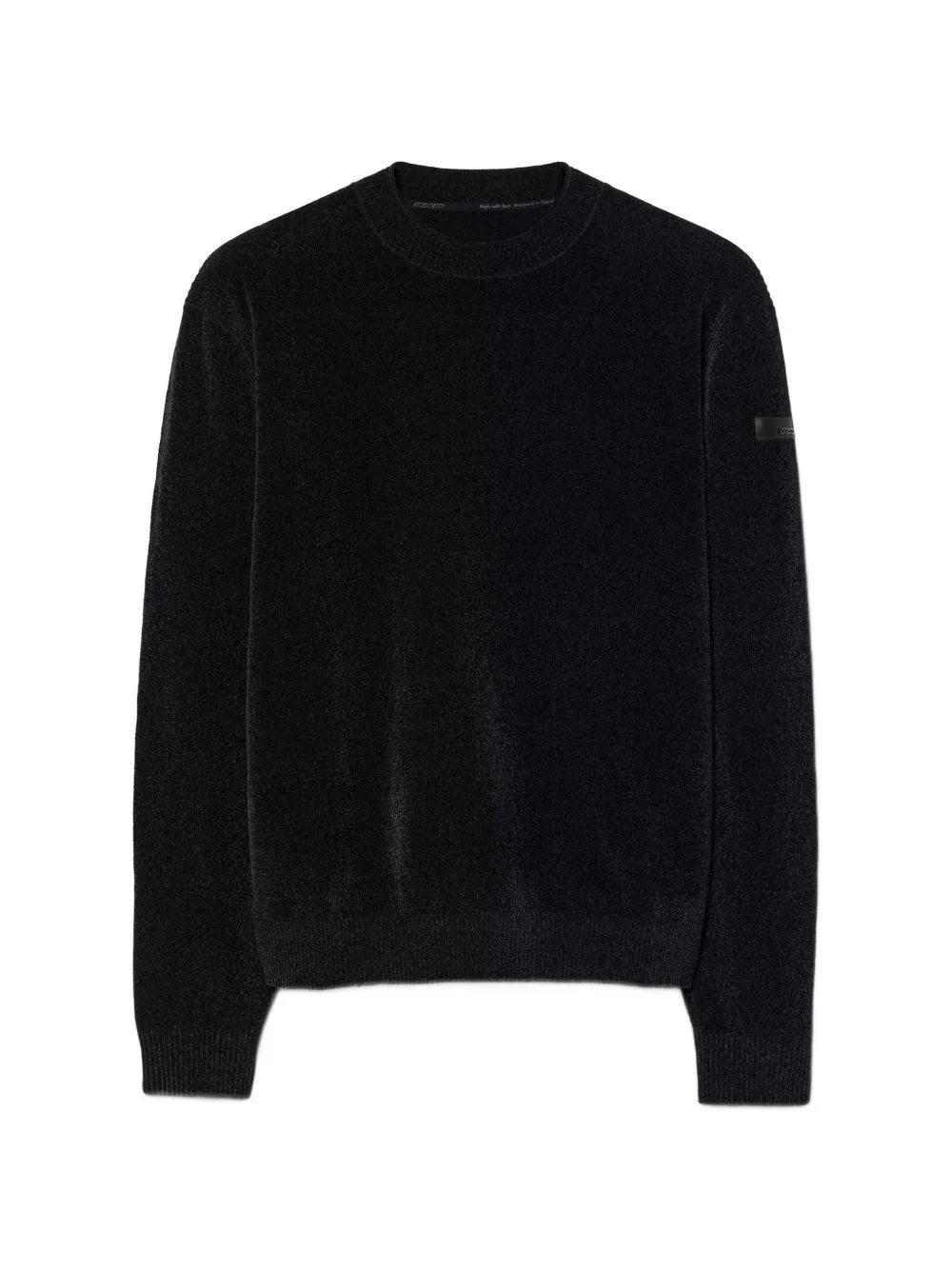 Velvet Round-Neck Sweater