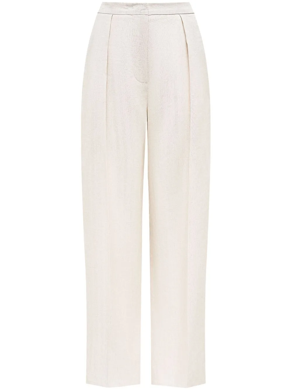 Pressed-Crease Linen Trousers by 12 STOREEZ