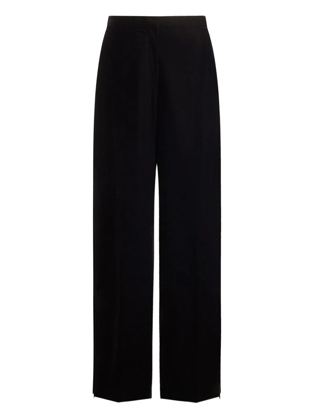 Velvet Straight-Leg Trousers by 12 STOREEZ