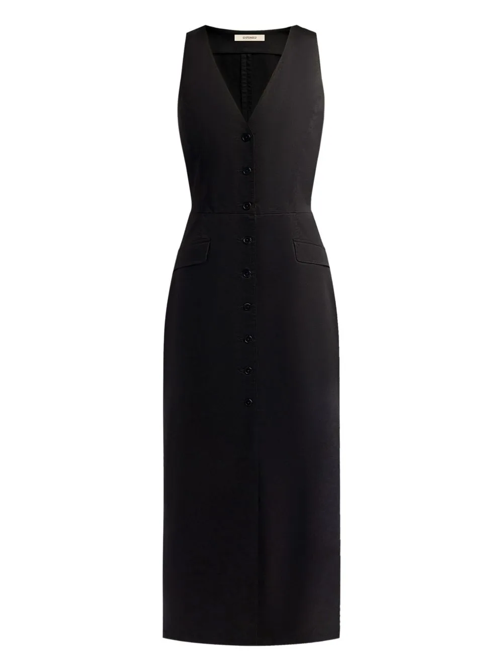 Button-Fastening Dress by 12 STOREEZ