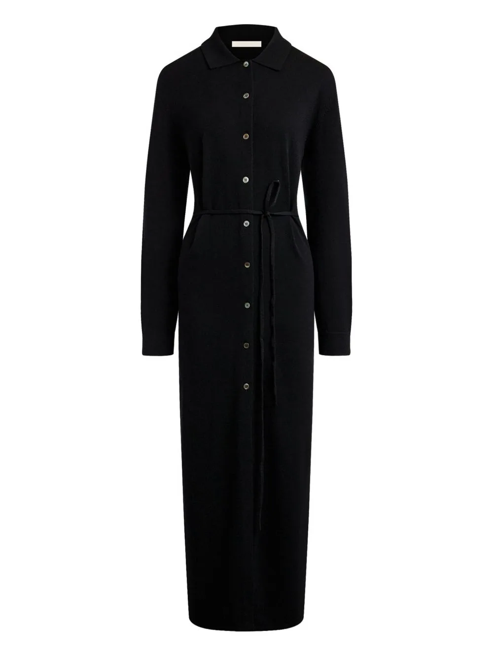 Buttoned Knitted Shirt Dress by 12 STOREEZ