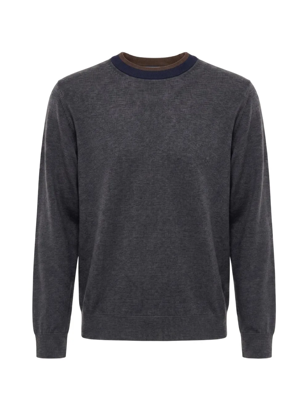 Contrast-Trim Knitted Sweater by Peserico