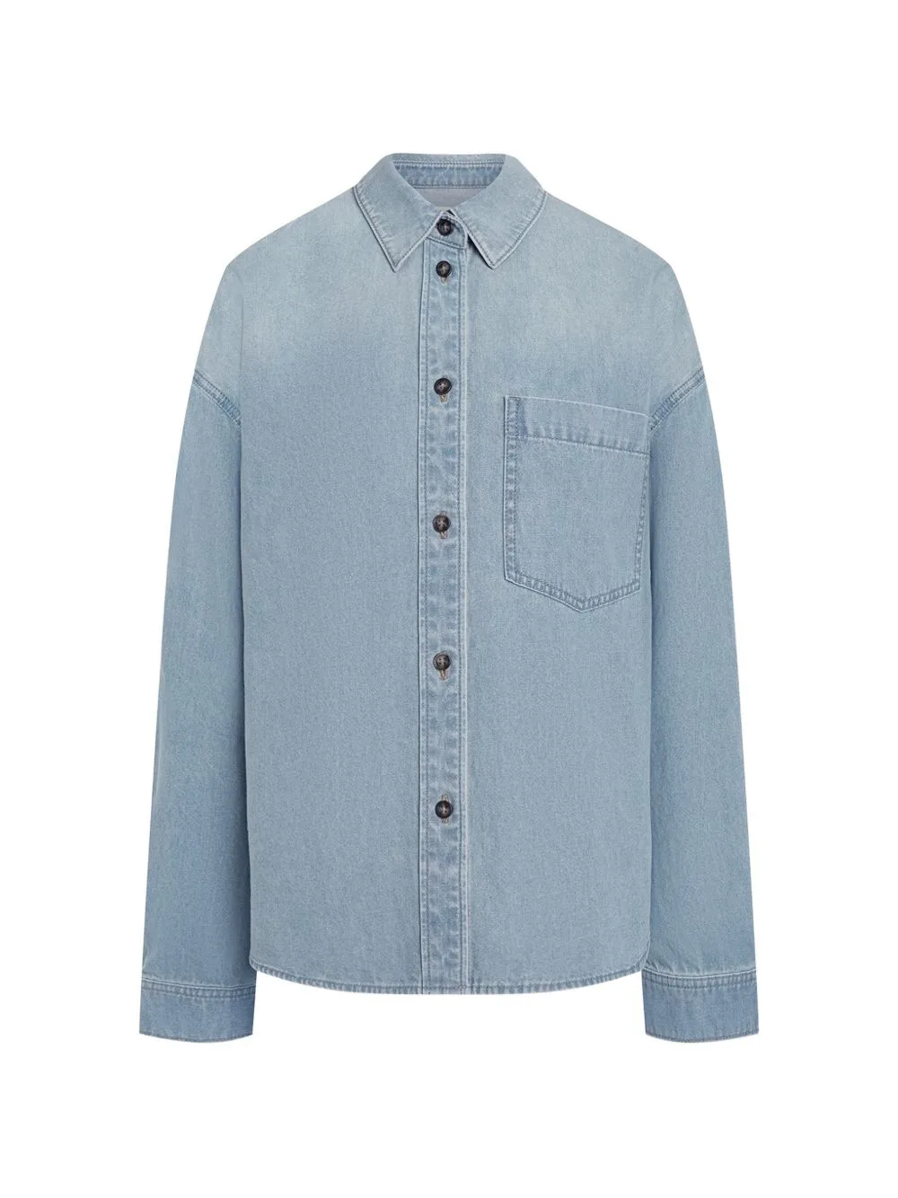 Buttoned Denim Shirt