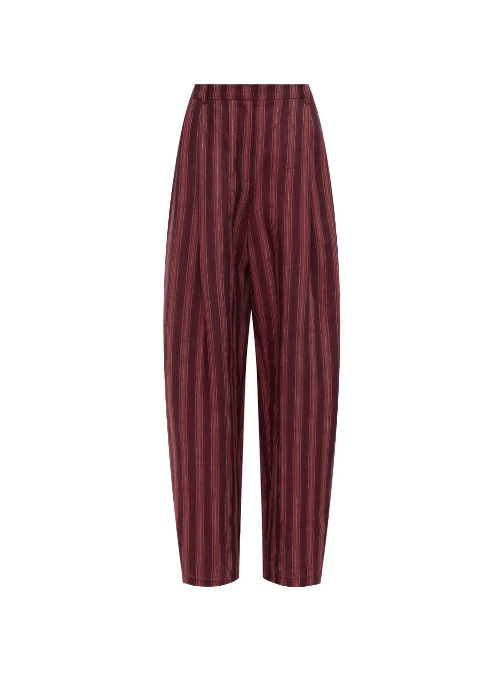Sorbet Striped Linen Trousers by 12 STOREEZ