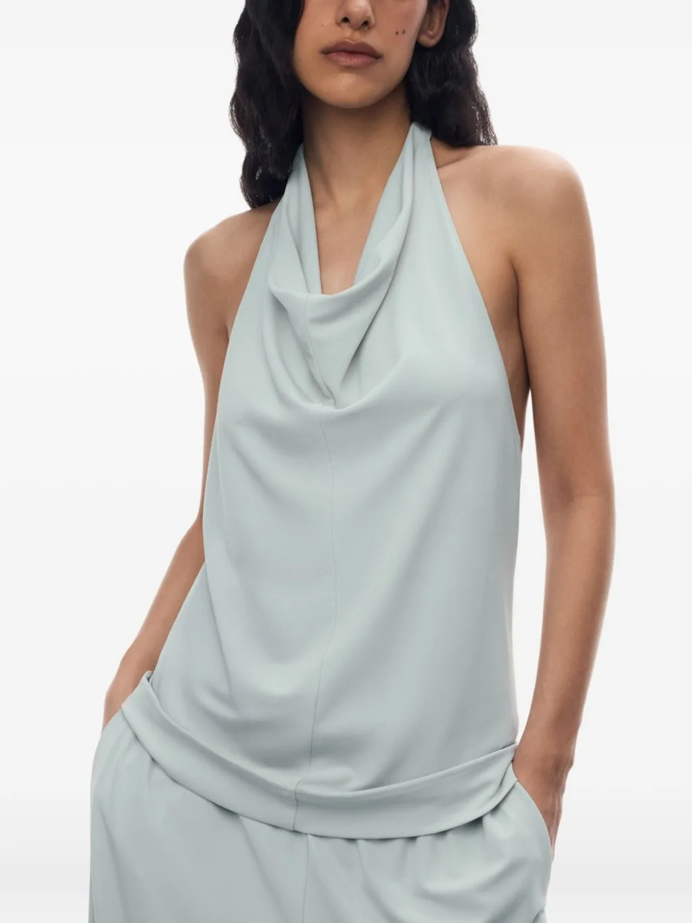 Cannes Cowl-Neck Backless Top by 12 STOREEZ