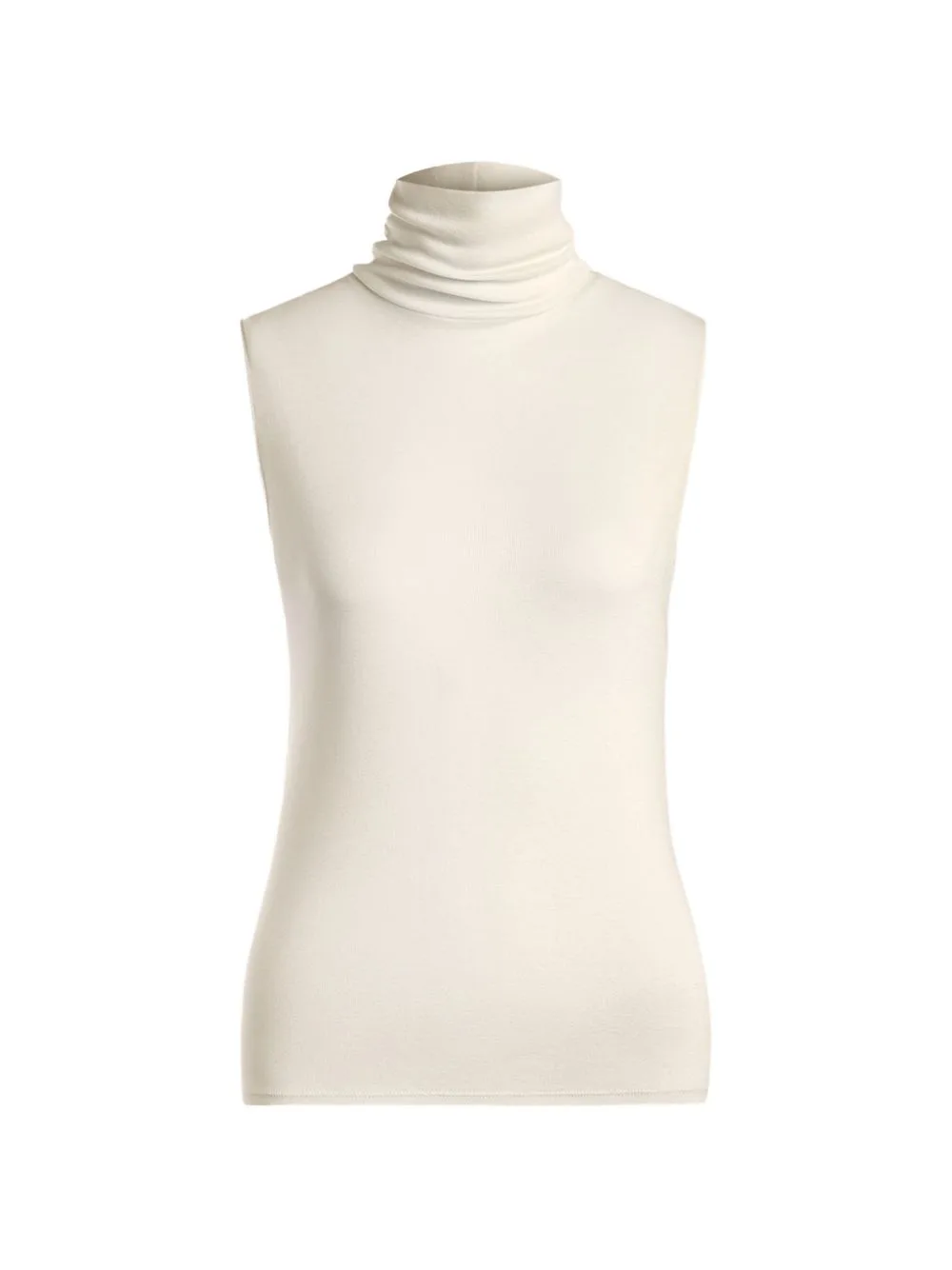 Nicole Sleeveless Roll-Neck Top