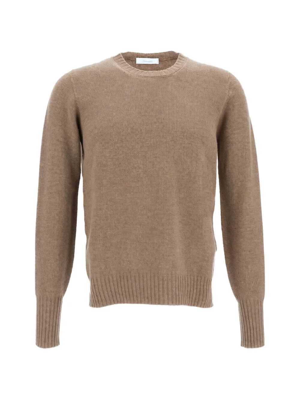 Crew-Neck Lambswool Sweater by Drumohr