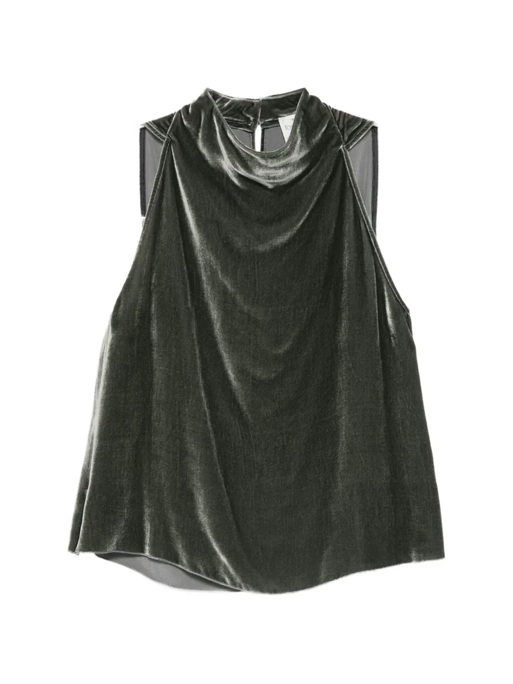 Velvet High-Neck Top by Forte Forte