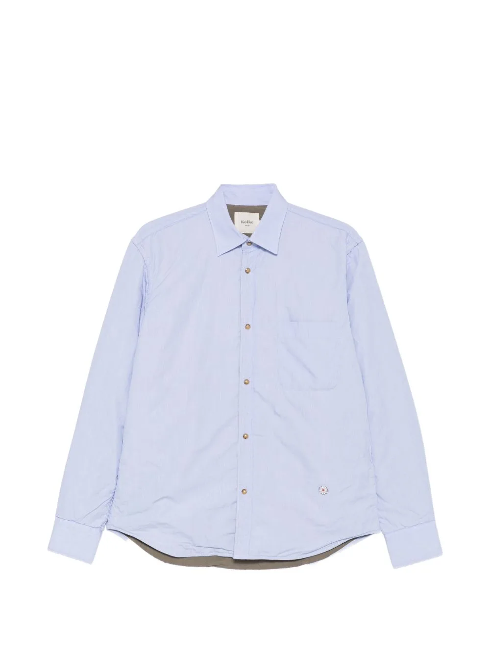 Button-Down Long-Sleeve Shirt Jacket by Koike Barcelona