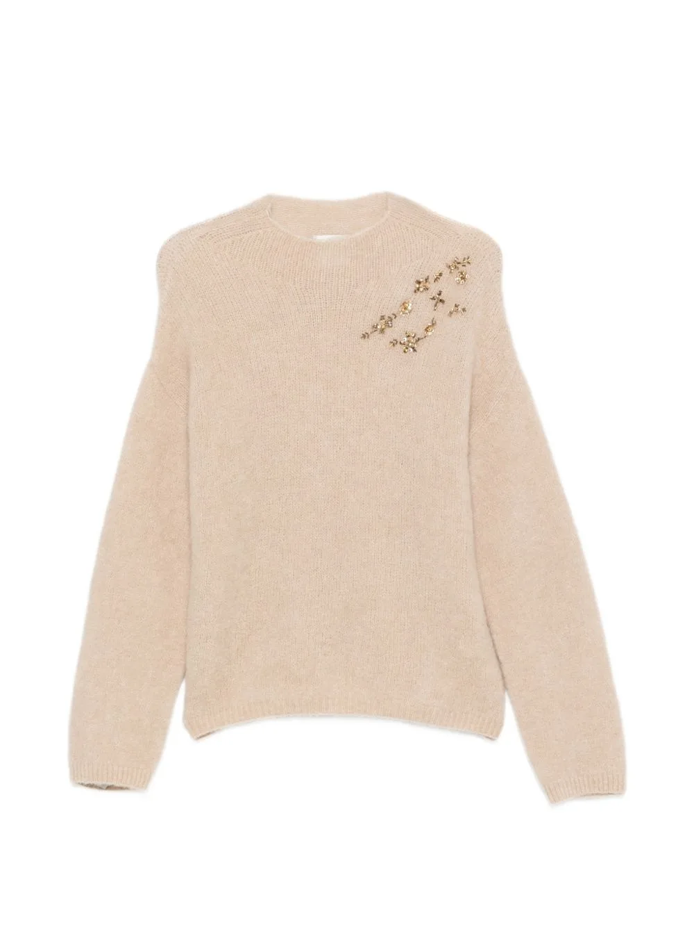 Bead-Embellished Knitted Sweater by Forte Forte