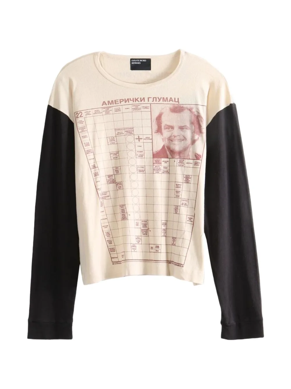 Jack Serbian Fantasy Long-Sleeve T-Shirt by Enfants Riches Déprimés
