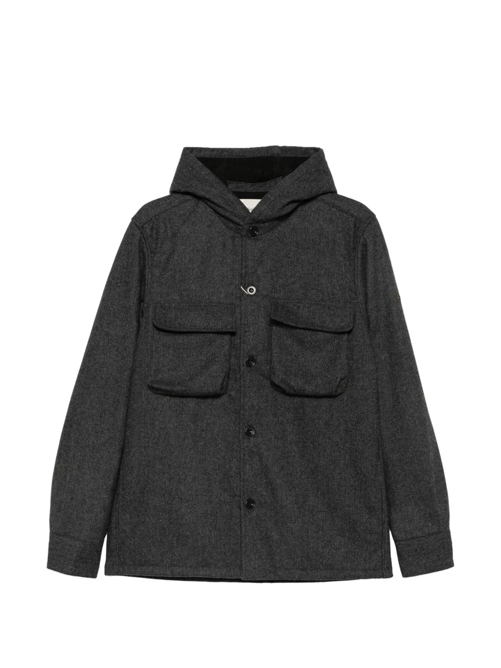 Herringbone Hooded Jacket by Koike Barcelona
