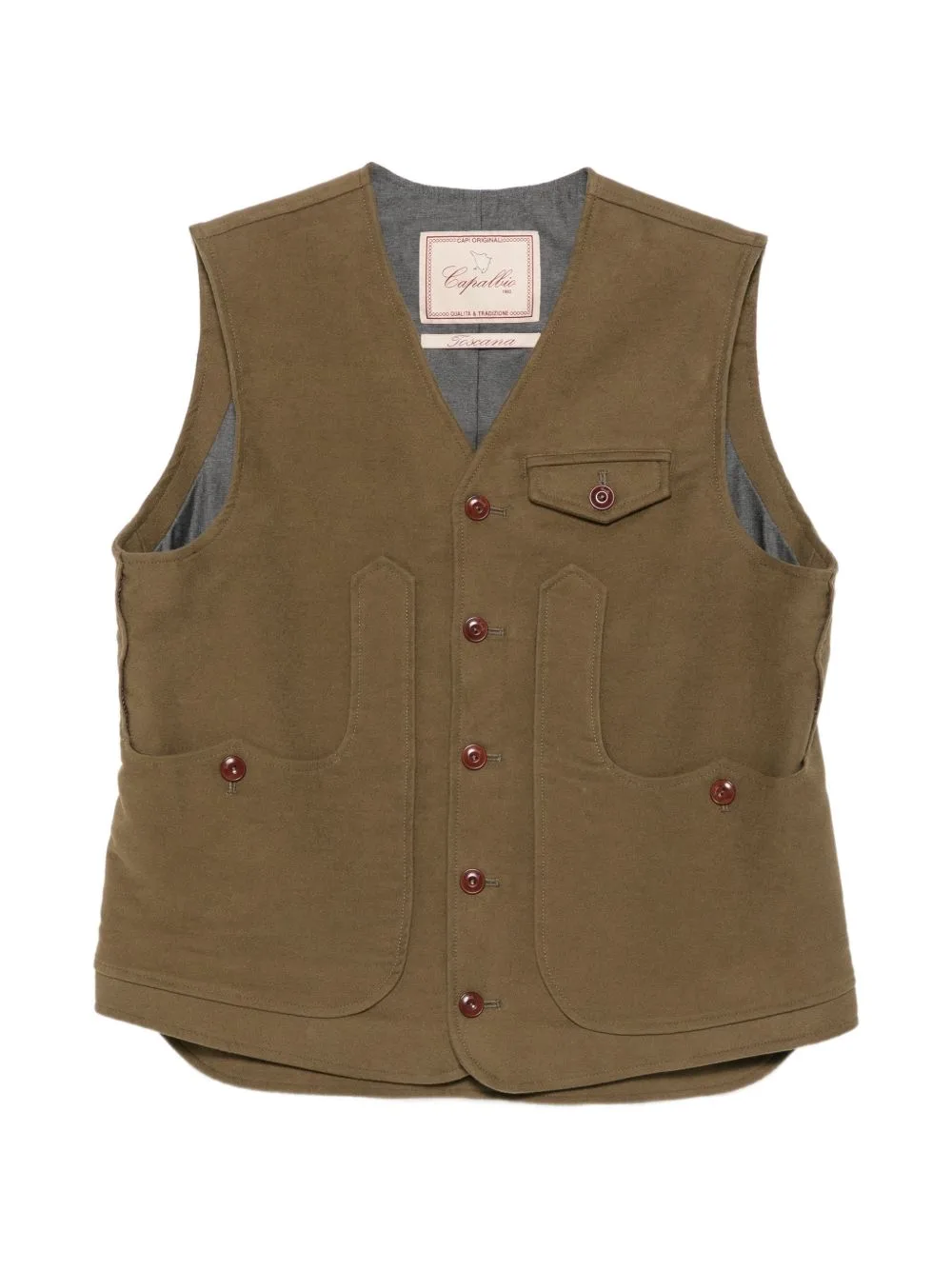 Arno S Button-Up Waistcoat by CAPALBIO
