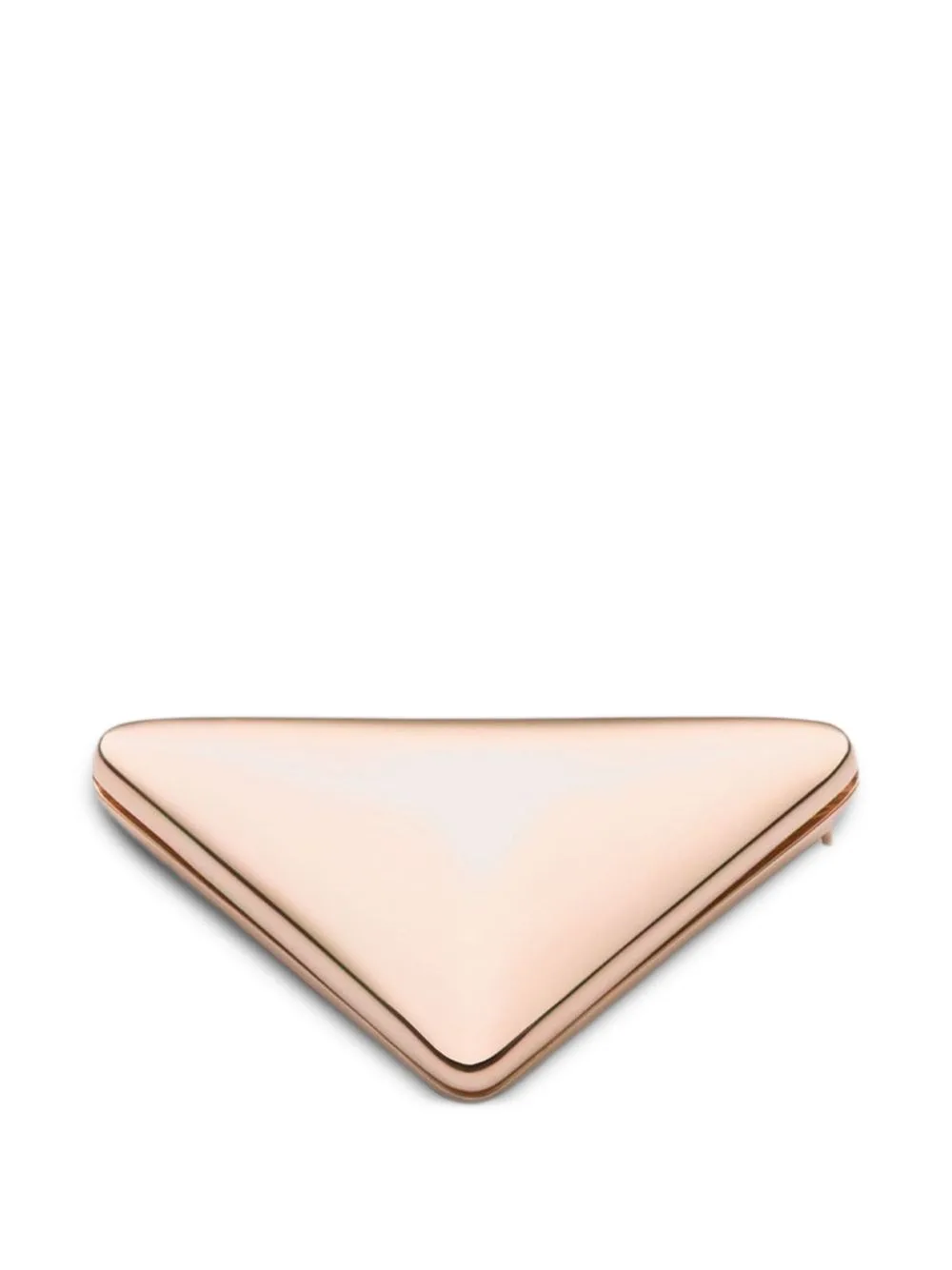 Eternal Gold Triangle Brooch by Prada