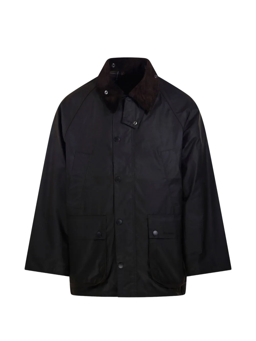 Waxed Corduroy-Collar Jacket by Barbour