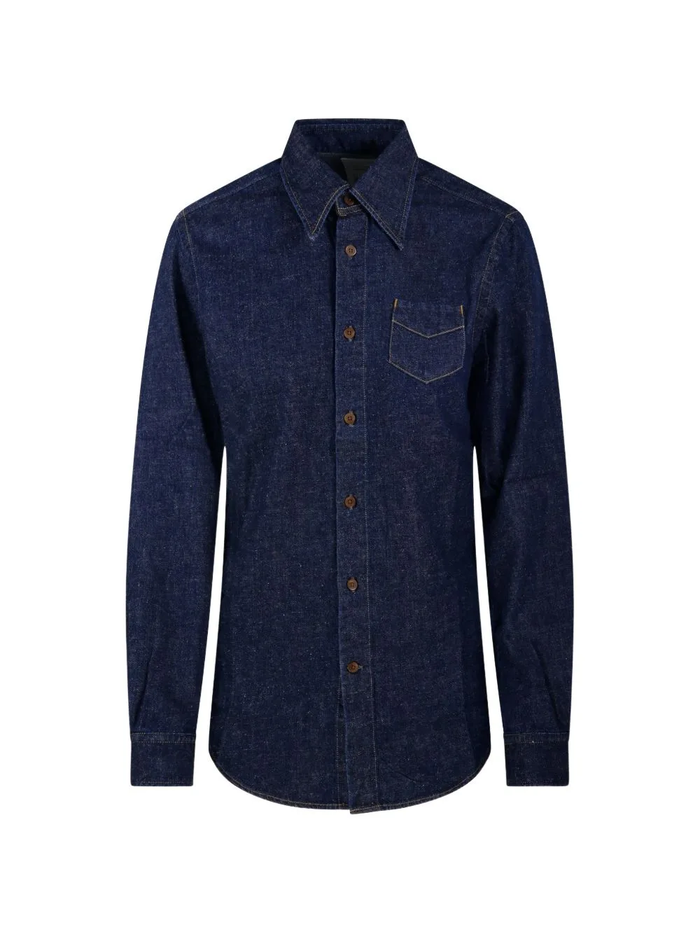 00s Button-Down Denim Shirt