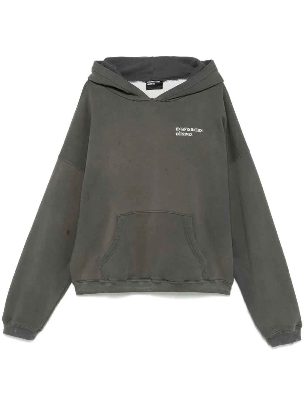 Distressed-Logo Hoodie by Enfants Riches Déprimés