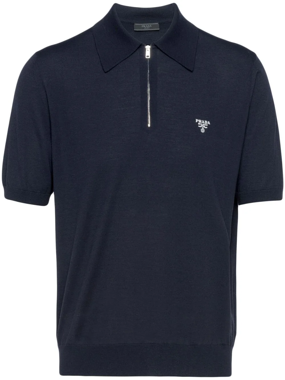Superfine Wool Polo Shirt by Prada